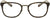 Burberry Square Eyeglasses BE2256 3002 53mm Dark Havana / Demo Lens [53-19-145]