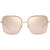 Versace Sunglasses VE2247D 14837I Transparent Pink / Light Brown Mirror Gold