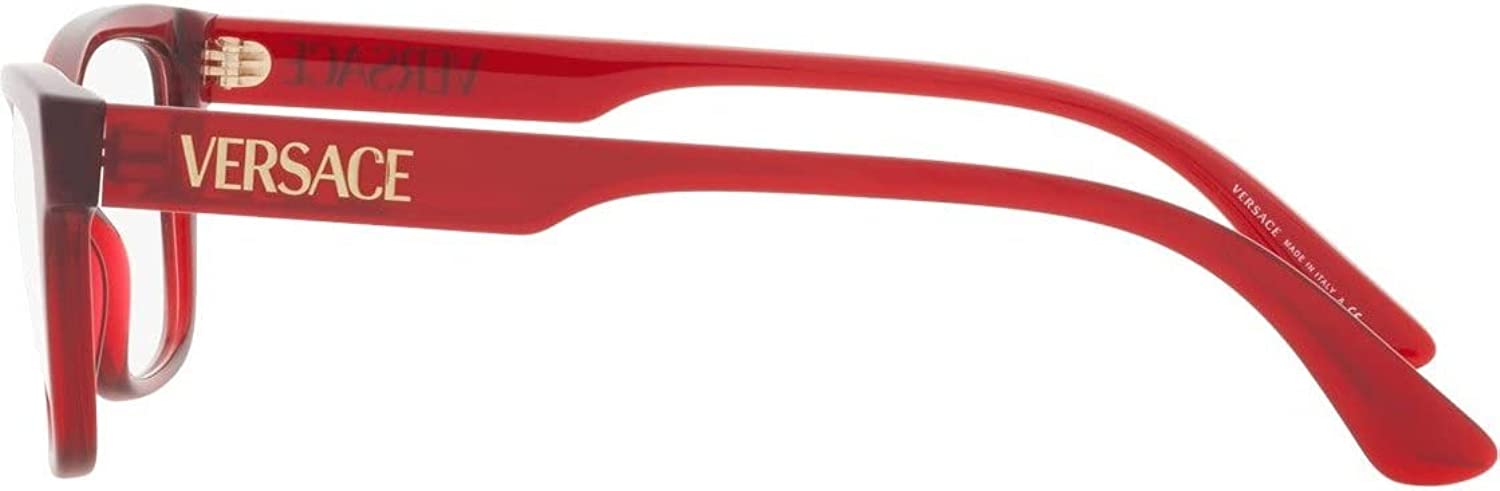 Versace Eyeglasses VE3316 388 53mm Red / Demo Lens