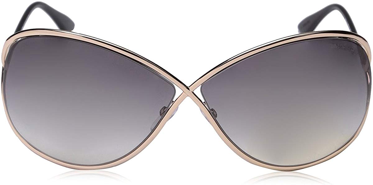 Tom Ford Miranda Sunglasses FT 0130 28B Rose Gold / Smoke Gradient Lens