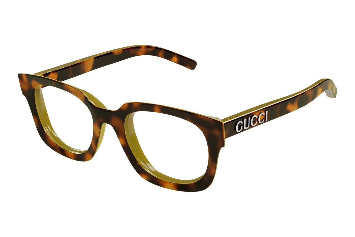 Gucci Eyeglasses GG1721O 002 50mm Havana / Demo Lens