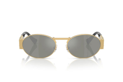 Versace Sunglasses VE2264 100230 56mm Gold / Green Mirror Silver Lens
