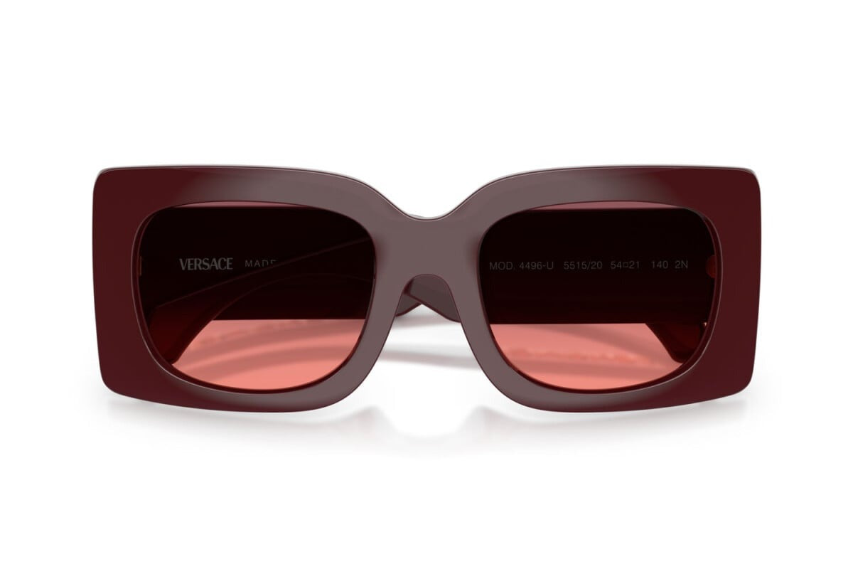 Versace Sunglasses VE4496U 551520 54mm Burgundy / Pink Gradient Violet Lens