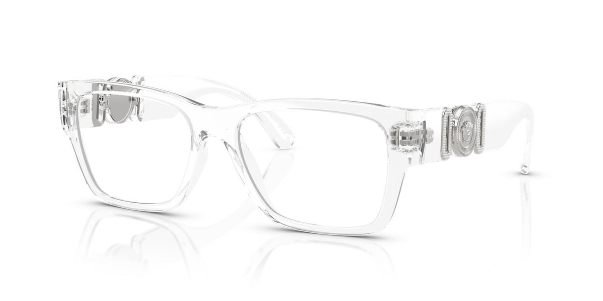 Versace VE3368U 148 Eyeglasses 55mm Clear / Clear Demo Lens