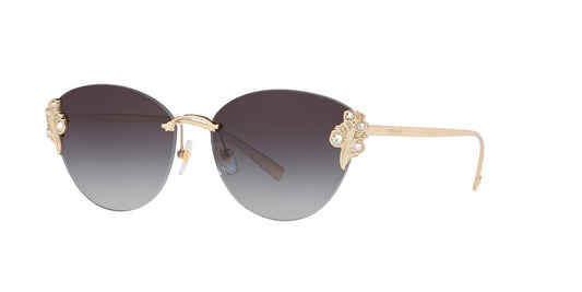 Versace Sunglasses VE2196 12528G 58mm Pale Gold / Dark Grey Blue Gradient Lens