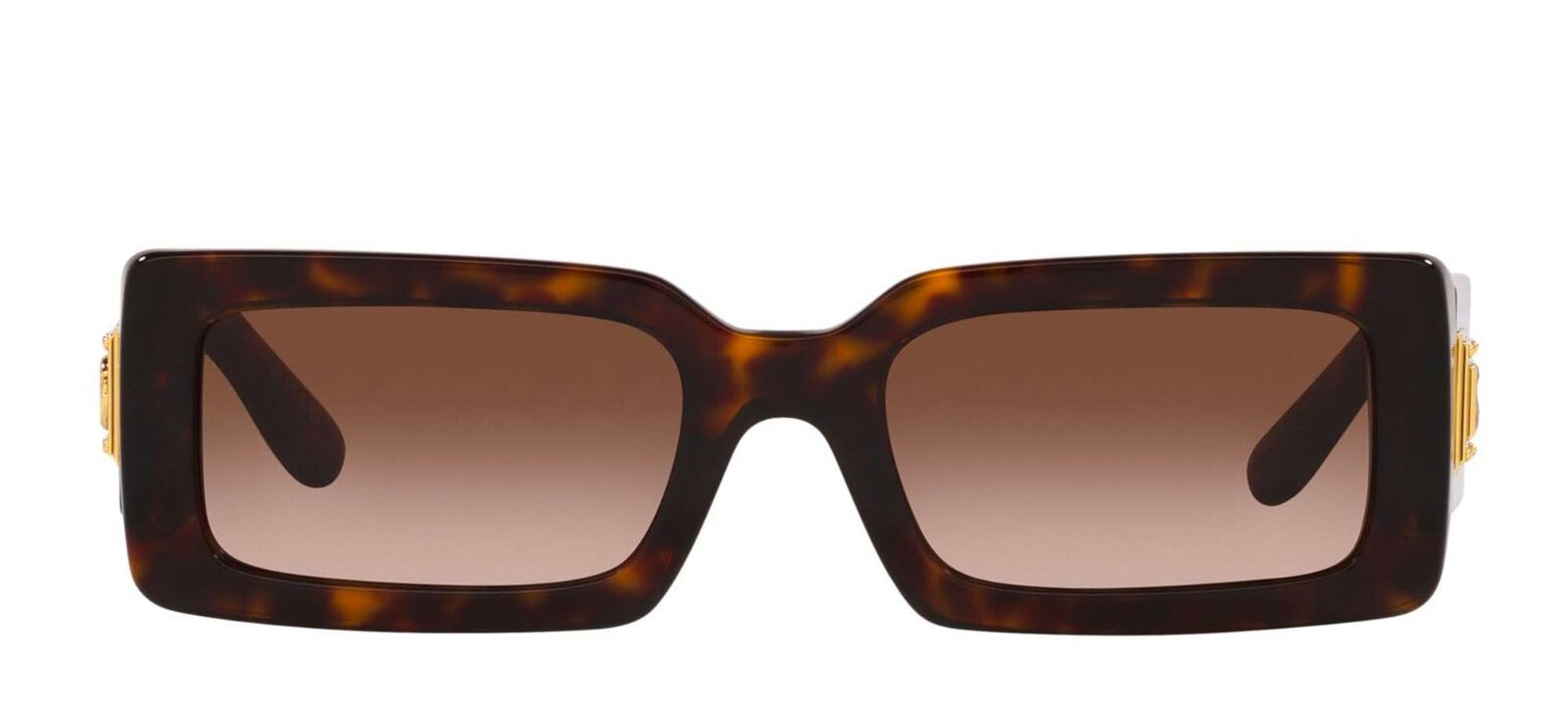 Dolce & Gabbana Sunglasses DG4416 502/13 53mm Havana / Gradient Brown Lens
