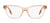 Burberry Eyeglasses BE2346 3358 51mm Peach / Demo Lens