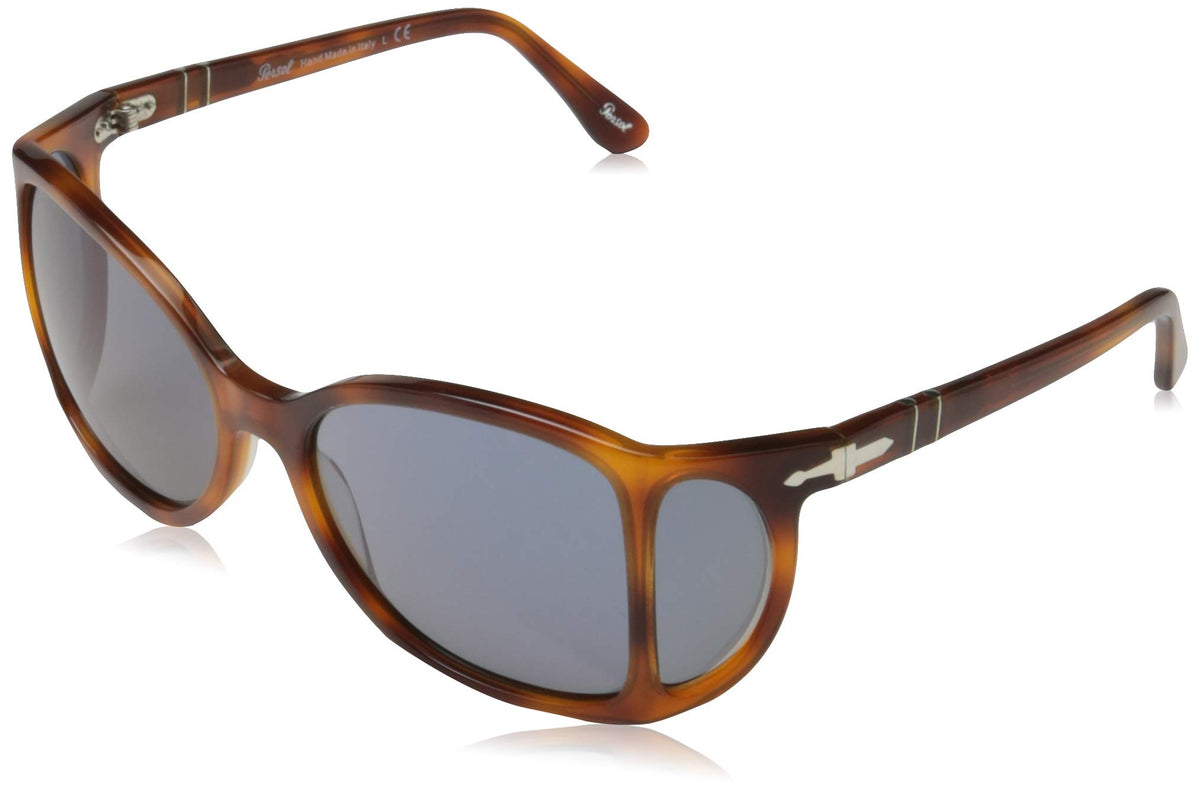 Persol Sunglasses PO0005 9656 54mm Terra Di Siena / Light Blue Lens