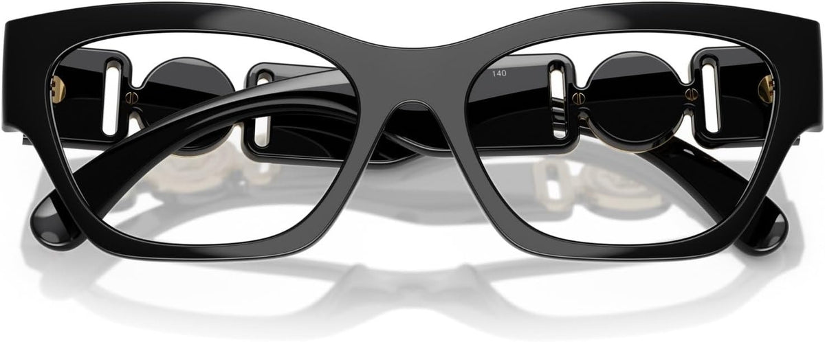 Versace Eyeglasses VE3367U GB1 52mm Black / Demo Lens