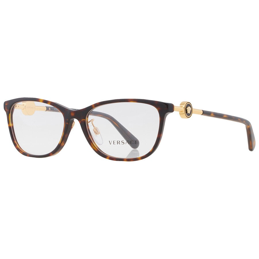 Versace VE3297D 108 Square Eyeglasses 55mm Havana / Demo Lens