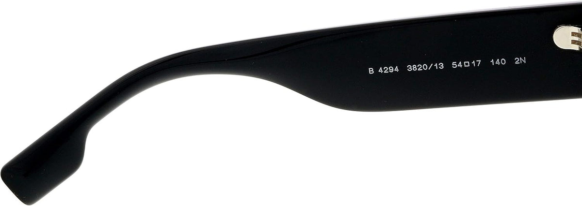 Burberry Sunglasses BE4294 382013 54mm Black-Pattern / Brown Gradient Lens