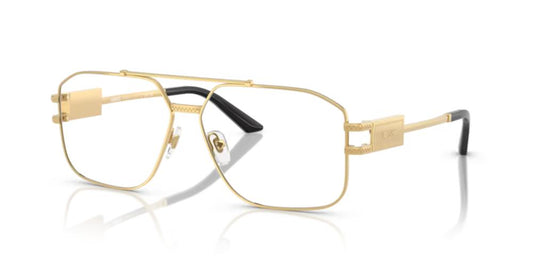 Versace Eyeglasses VE1302 1002 57mm Gold / Demo Lens