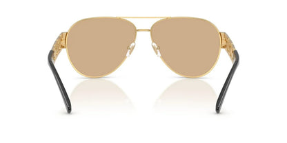 Versace Sunglasses VE2289 1002D8 61mm Gold / Yellow Mirror Silver Internal Lens