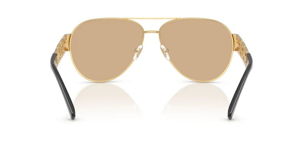 Versace Sunglasses VE2289 1002D8 61mm Gold / Yellow Mirror Silver Internal Lens