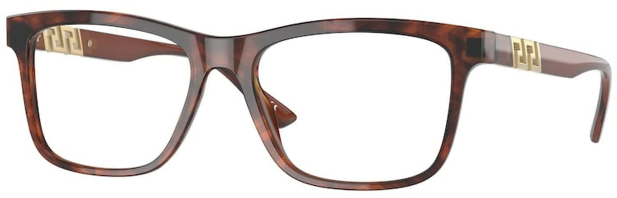 Versace Eyeglasses VE3319F 5354 55mm Havana Monogram Print / Demo Lens