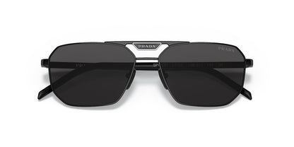 Prada Sunglasses PR58YS 1AB5S0 57mm Black / Dark Grey Lens