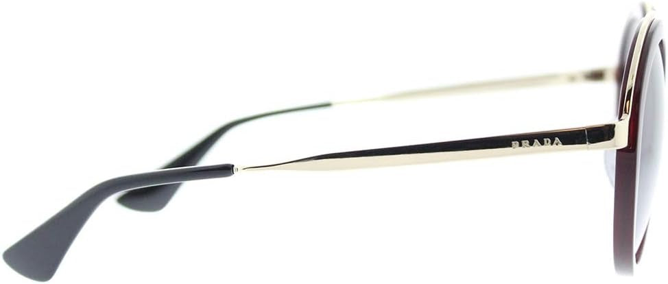 Prada Sunglasses PR50TS VHW5W1 54mm Burgundy / Dark Grey Polarized Lens