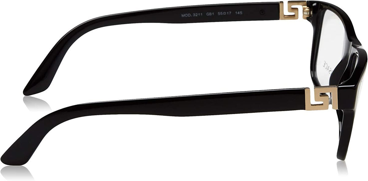 Versace Eyeglasses VE3211 GB1 55mm Black / Demo Lens