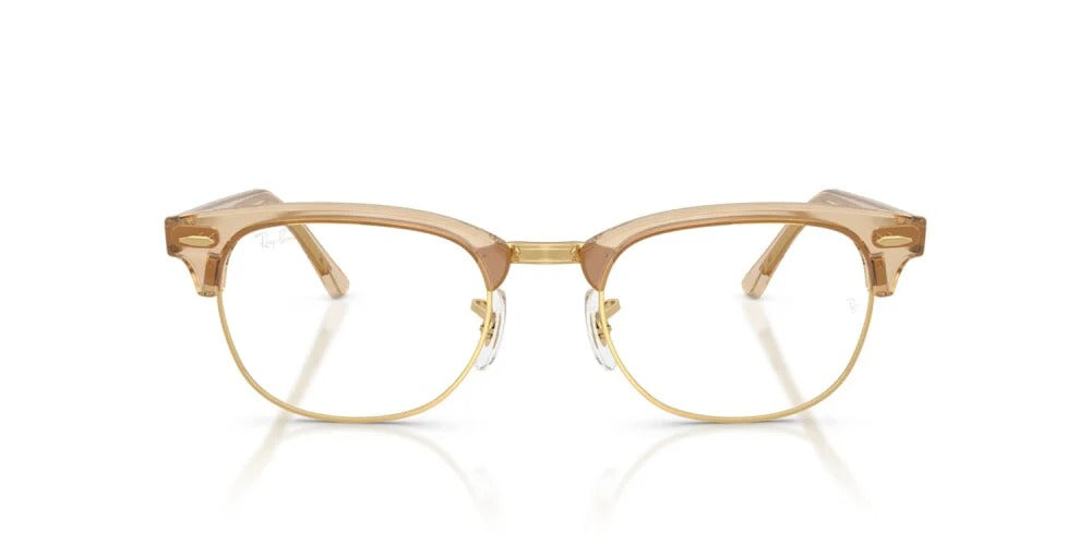 Ray-Ban RX5154 8294 Eyeglasses 53mm Photo Waves Brown / Clear Demo Lens