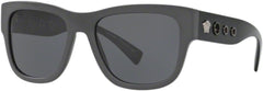 Versace VE4319 519487 56mm Square Sunglasses Sand Grey / Grey Lens