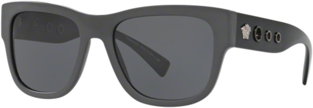 Versace VE4319 519487 56mm Square Sunglasses Sand Grey / Grey Lens