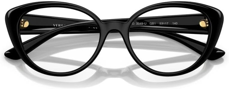 Versace Eyeglasses VE3349U GB1 53mm Black / Demo Lens