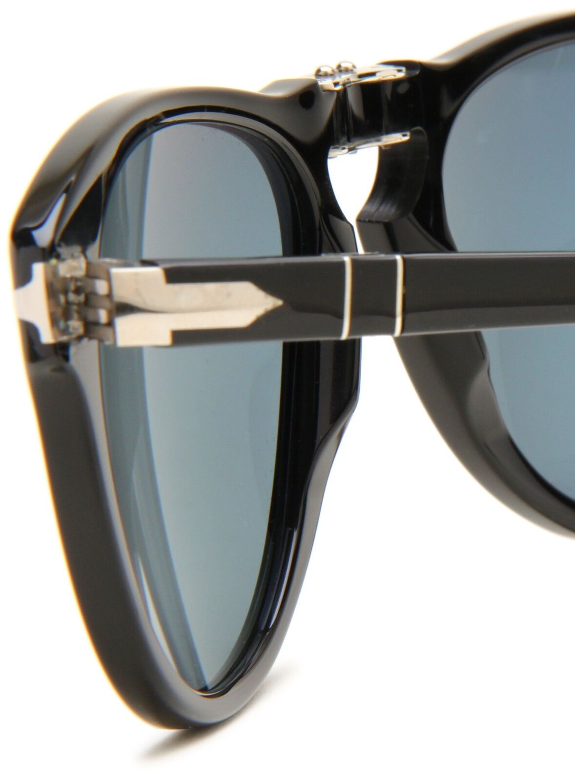 Persol Steve McQueen Sunglasses PO714SM 95/56 52mm Black / Blue Lens