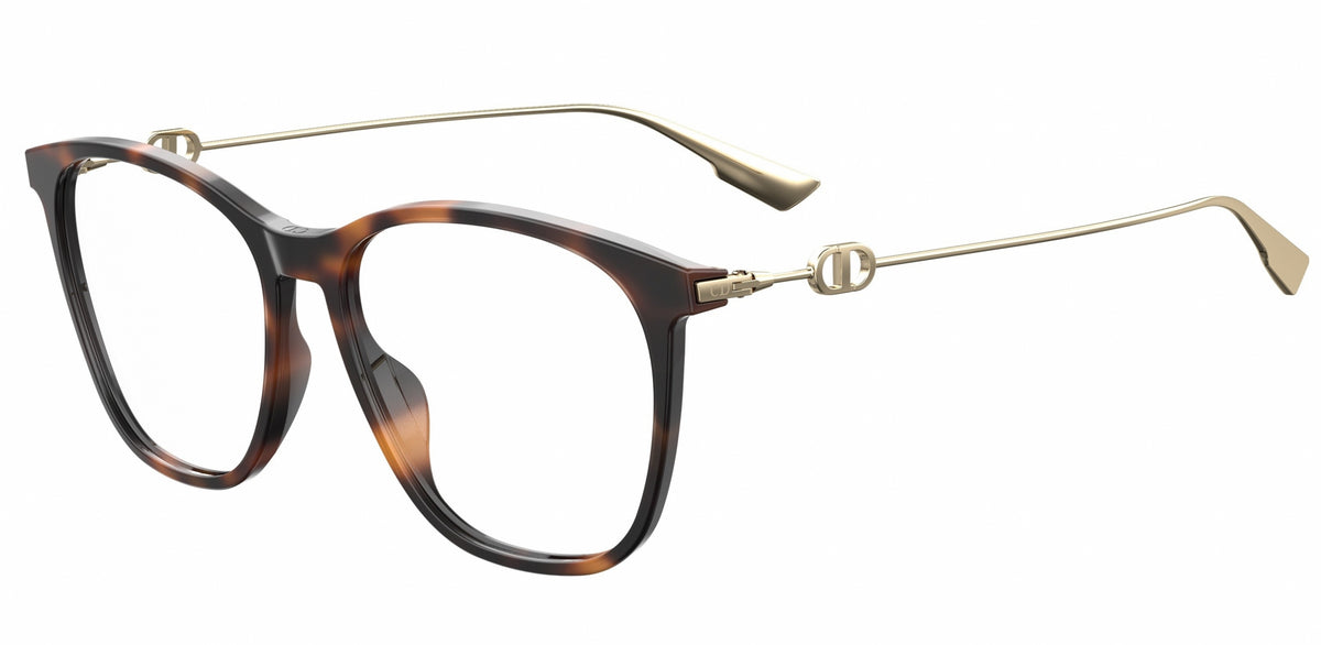 Dior Eyeglasses DIORSIGHTO3 086 55mm Dark Havana / Demo Lens