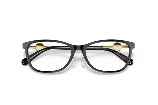 Versace VE3297D GB1 Square Eyeglasses 55mm Black / Demo Lens