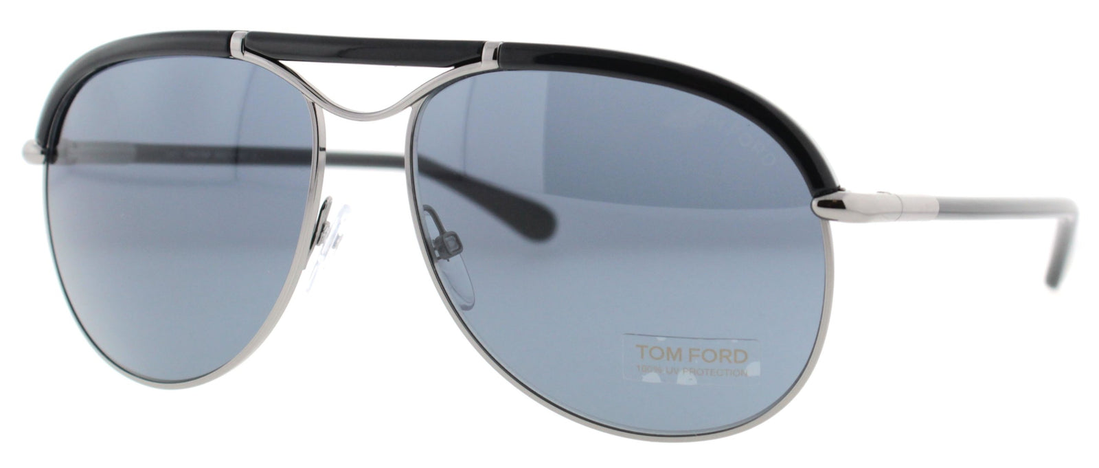 Tom Ford Marco Sunglasses FT0235 12A Black-Ruthenium / Smoke Lens
