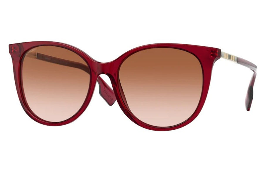 Burberry Sunglasses BE4333F 303313 55mm Bordeaux / Sfumato marrone Lens