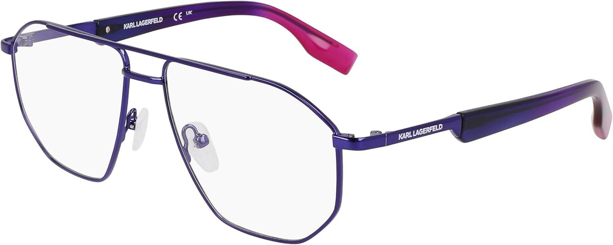 Karl Lagerfeld Eyeglasses KL353 404 56mm Dark Blue / Demo Lens