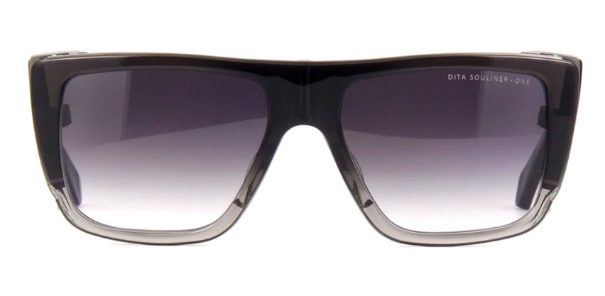 Dita Sunglasses SOULINER-ONE 03 56mm Black Dark Grey / Grey Crystal Lens