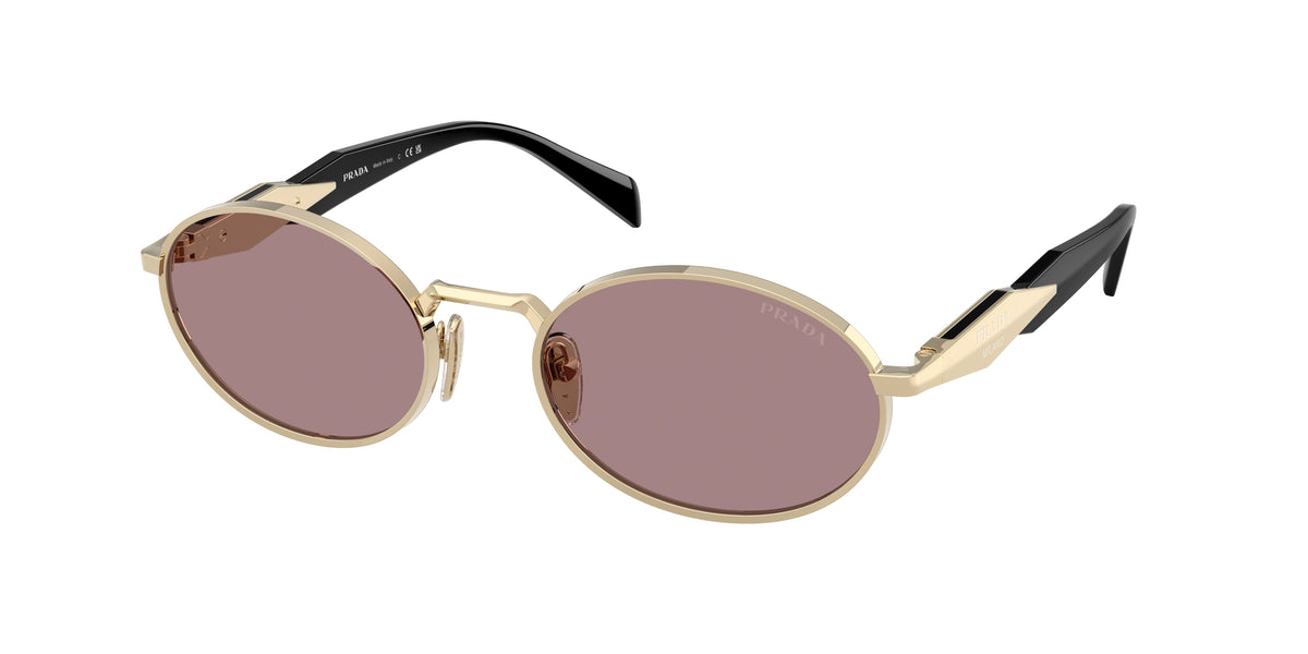 Prada Sunglasses PR65ZS ZVN20I 55mm Pale Gold / Light Purple Lens