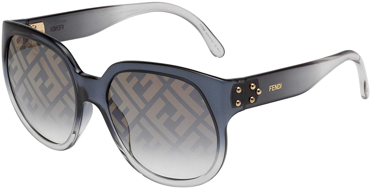 Fendi Sunglasses FF0403GS KB7-7Y 60mm Grey / Grey Pattern Lens