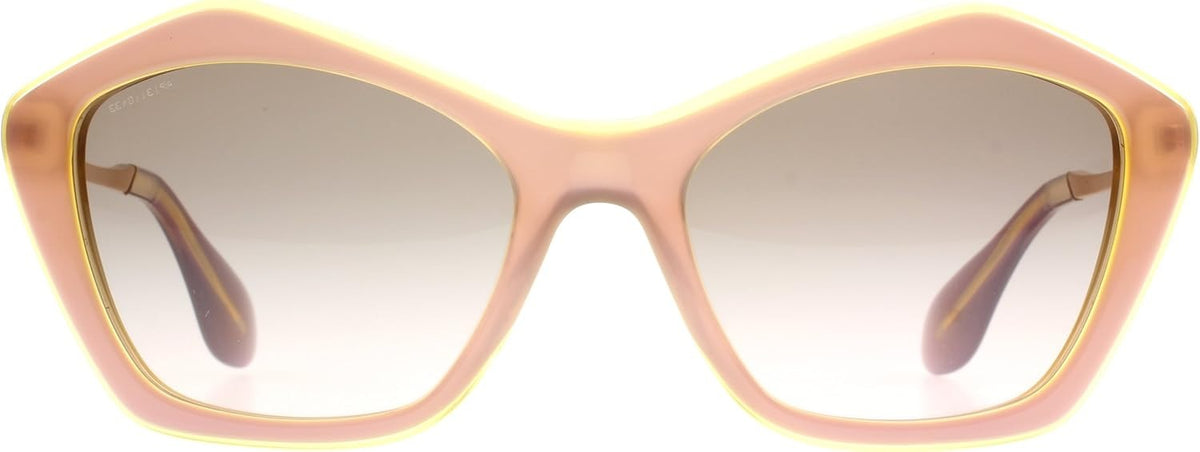 Miu Miu Sunglasses MU02OS MA95P1 57mm Antique Gold Violet / Violet Gradient Lens