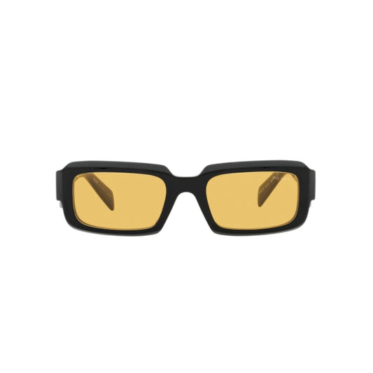 Prada Sunglasses PR27ZS 16K70A 54mm Black / Yellow Lens