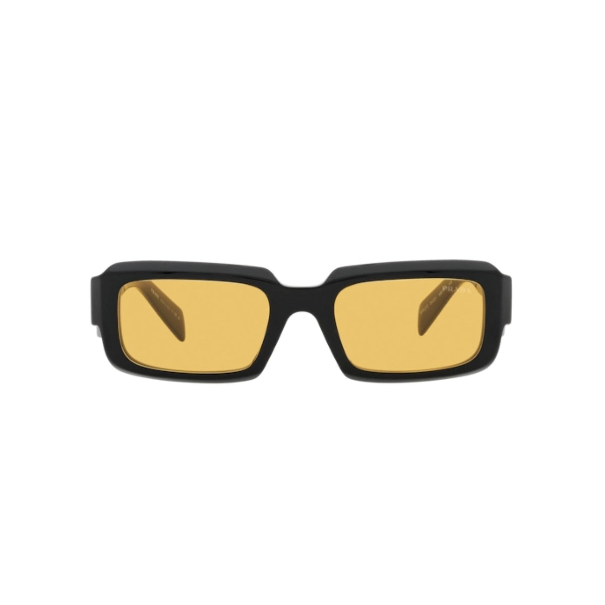 Prada Sunglasses PR27ZS 16K70A 54mm Black / Yellow Lens