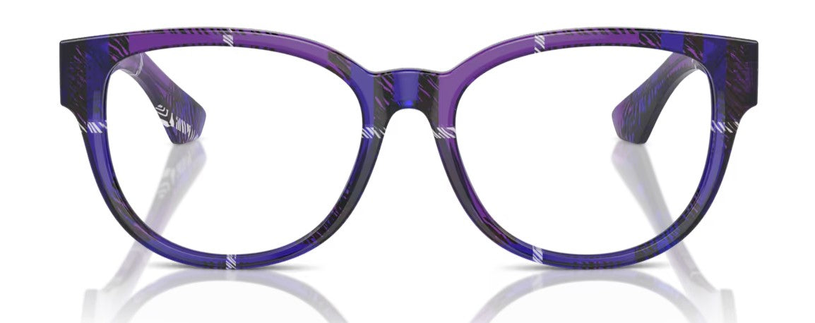 Burberry Eyeglasses BE2410 4113 53mm Check Violet / Demo Lens