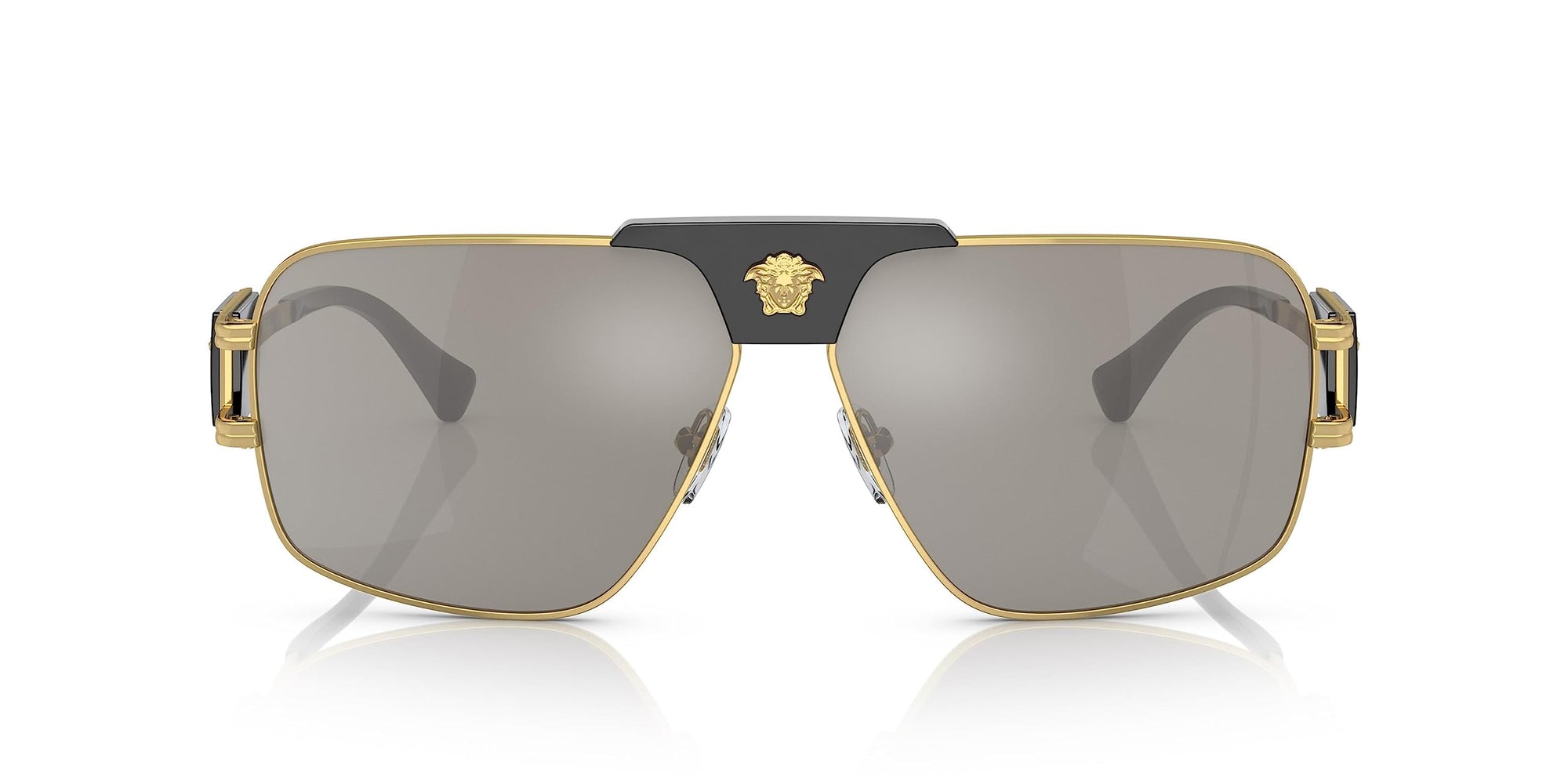 Versace Sunglasses VE2251 10026G 63mm Gold / Light Grey Mirror Silver Lens