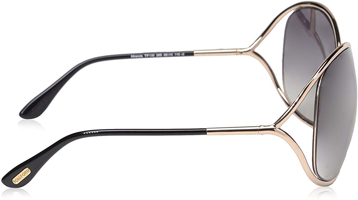 Tom Ford Miranda Sunglasses FT 0130 28B Rose Gold / Smoke Gradient Lens
