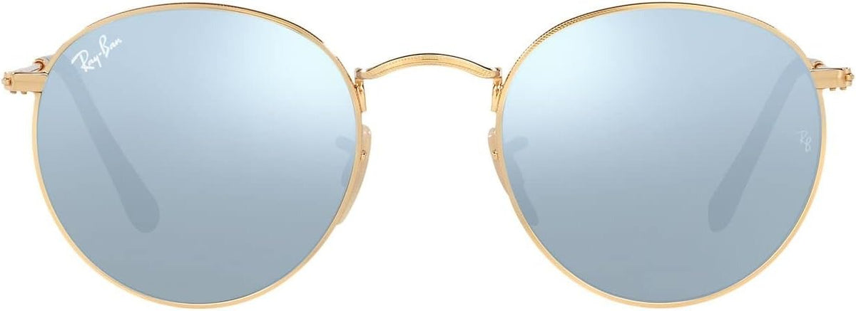 Ray-Ban RB3447N 001/30 Sunglasses 50mm Arista Gold / Silver Flash Mirror Lens