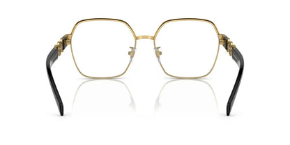 Versace VE1291D 1002 Eyeglasses 56mm Gold / Clear Demo Lens