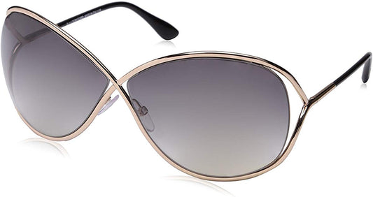 Tom Ford Miranda Sunglasses FT 0130 28B Rose Gold / Smoke Gradient Lens