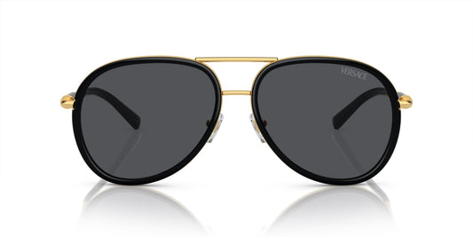 Versace Sunglasses VE2260 100287 60mm Black / Dark Grey Lens