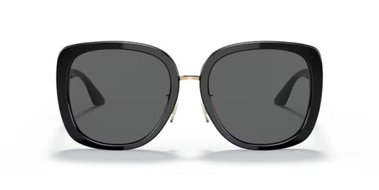 Versace VE4407D GB1/87 Sunglasses 56mm Black / Dark Grey Lens