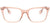 Burberry Eyeglasses BE2319 3865 54mm Peach / Demo Lens