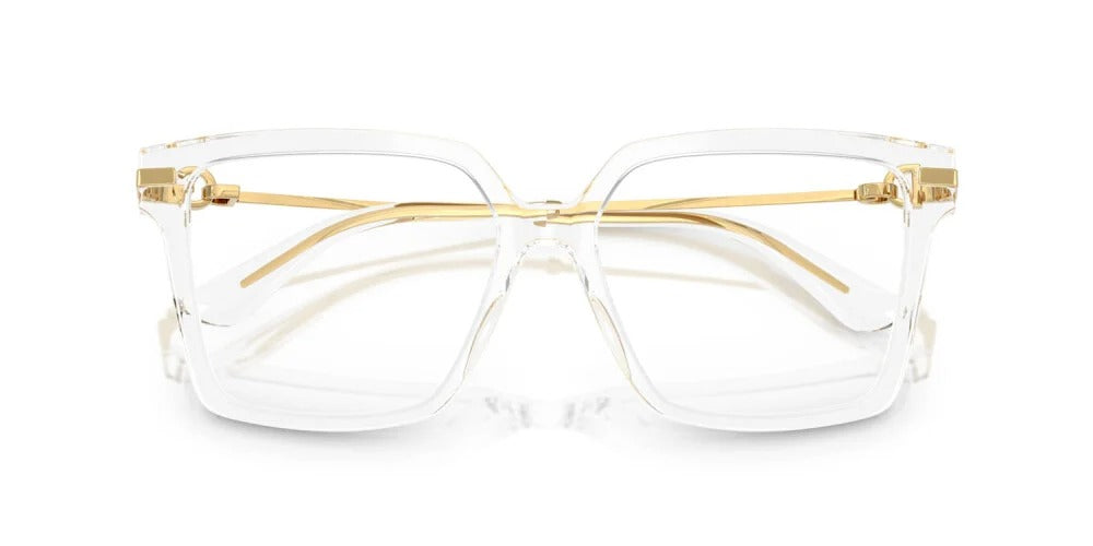 Dolce & Gabbana DG3397 3133 Eyeglasses 56mm Crystal / Clear Demo Lens