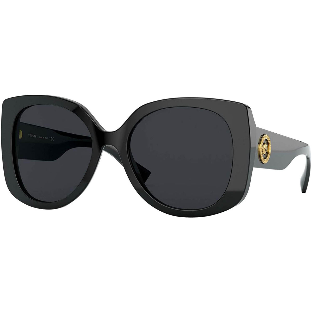 Versace Sunglasses VE4387 GB187 56mm Black / Grey Lens