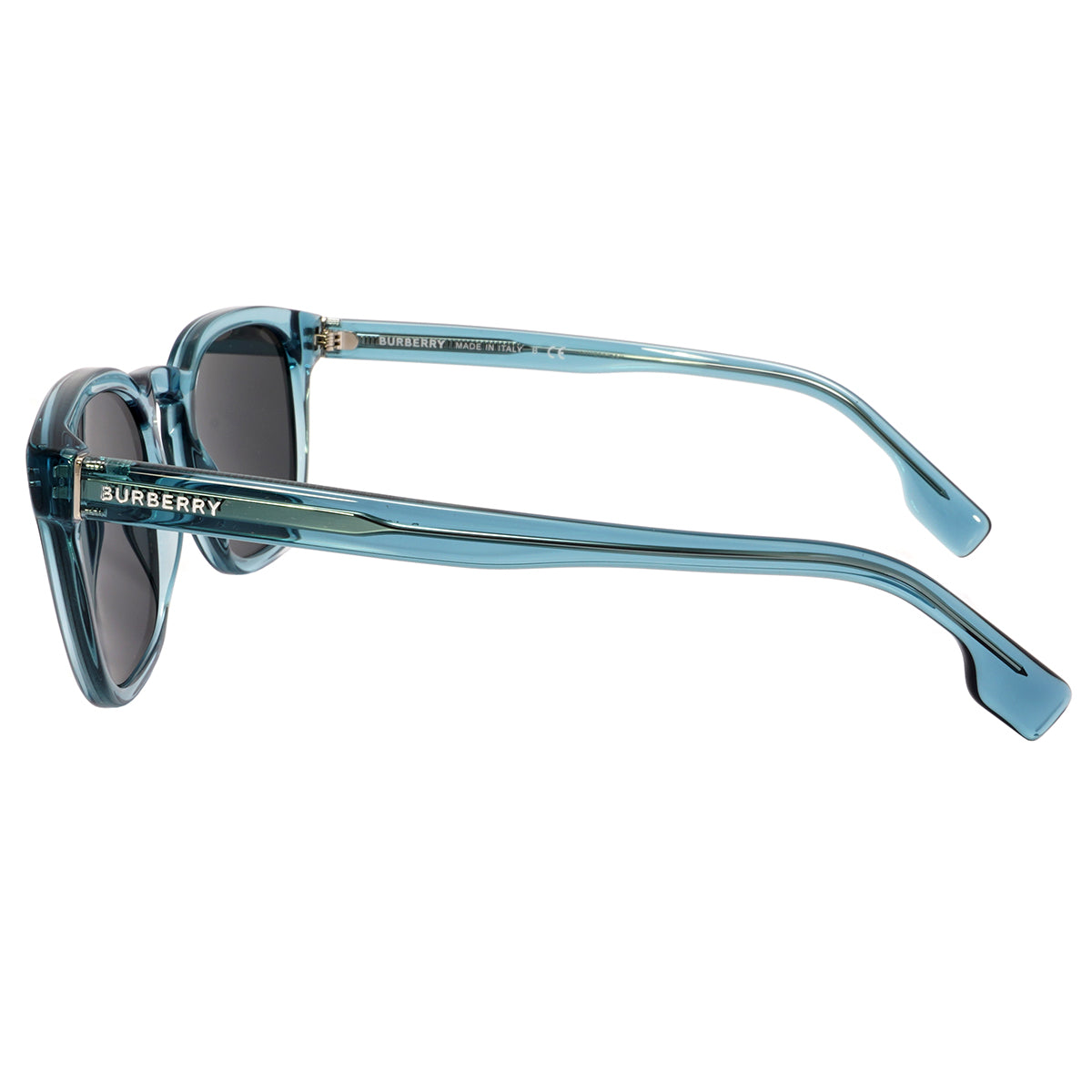 Burberry BE4329 390987 53mm Sunglasses Transparent Blue / Dark Grey Solid Lens - image 2